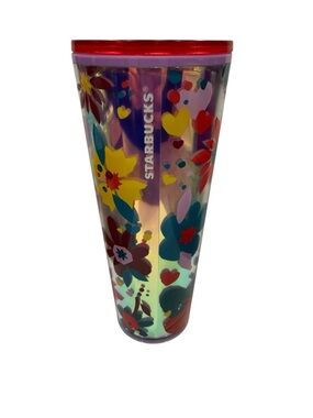 Starbucks 2023 Valentine's Day Love Confetti 24 Oz Venti Cold Cup Tumbler
